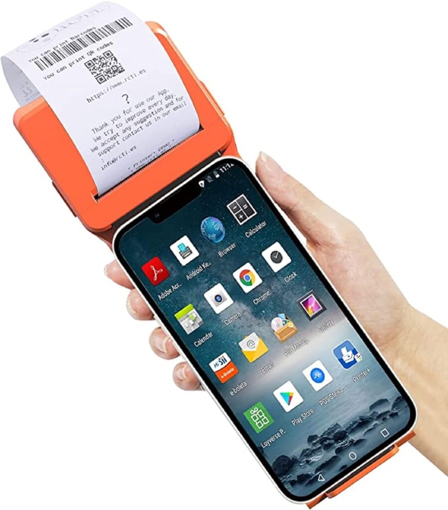 PeriPeri Thermal Printer + Barcode Scanner, Bluetooth 58mm Thermal ...