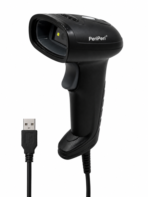 PeriPeri 1Dand2D Barcode Scanner Wired Handheld Indicator with Induction scanning